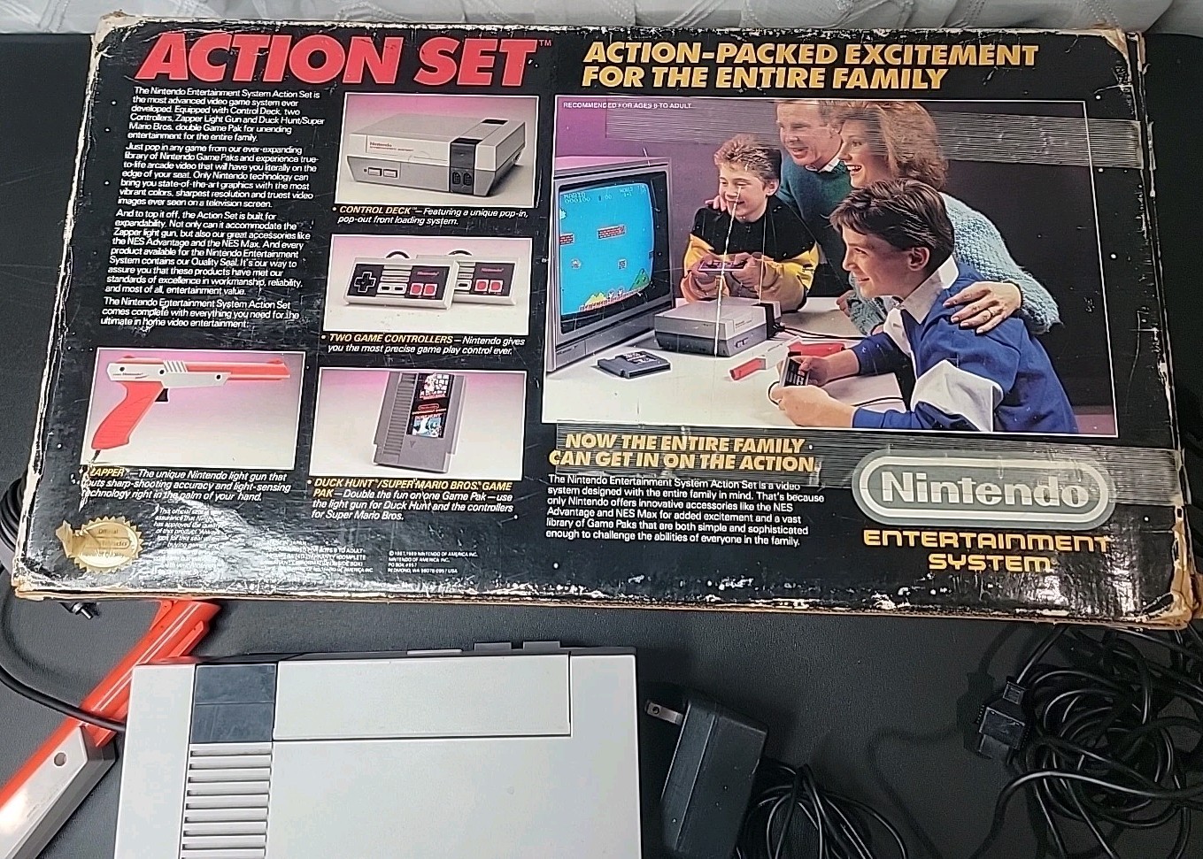 Nintendo NES Action Set Home Console – SEE PHOTOS