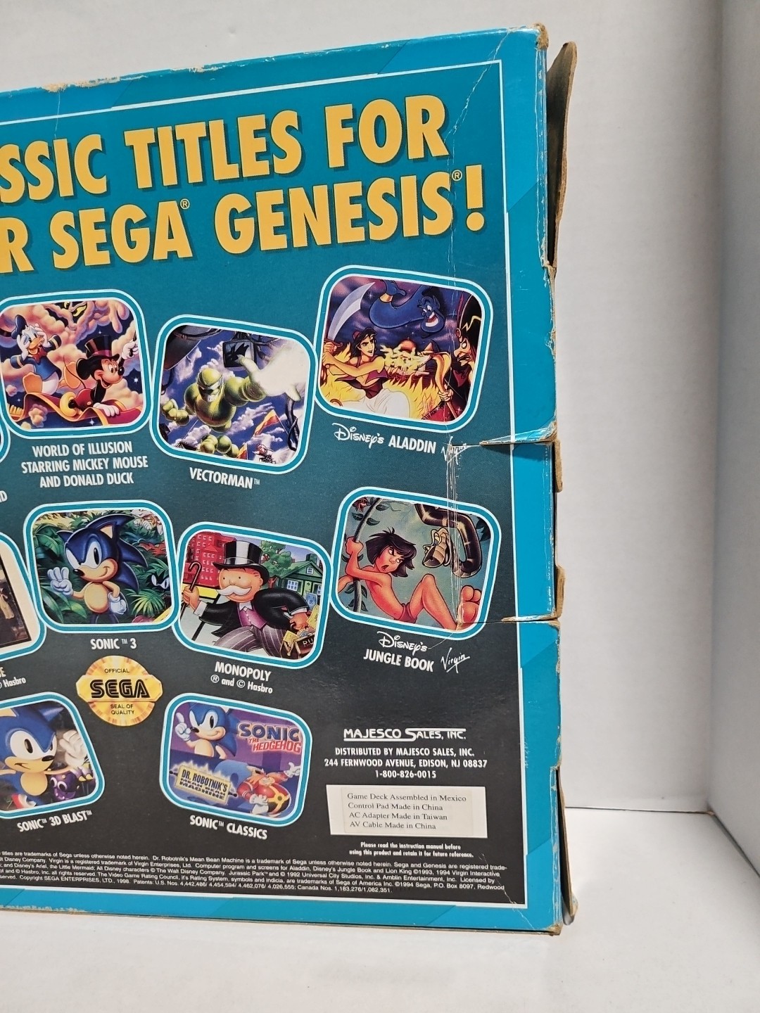 Sega Genesis III Model 3 Console Core System Complete In Box RARE 🔥