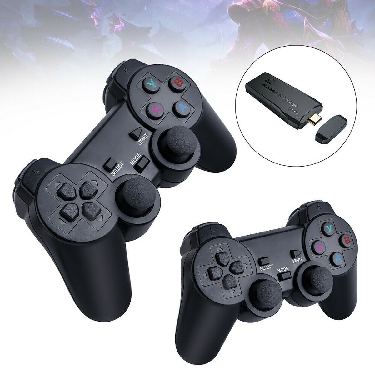 One Classic Retro Game Stick M8 Wireless Video Consoles 2.4G Over 20K Games