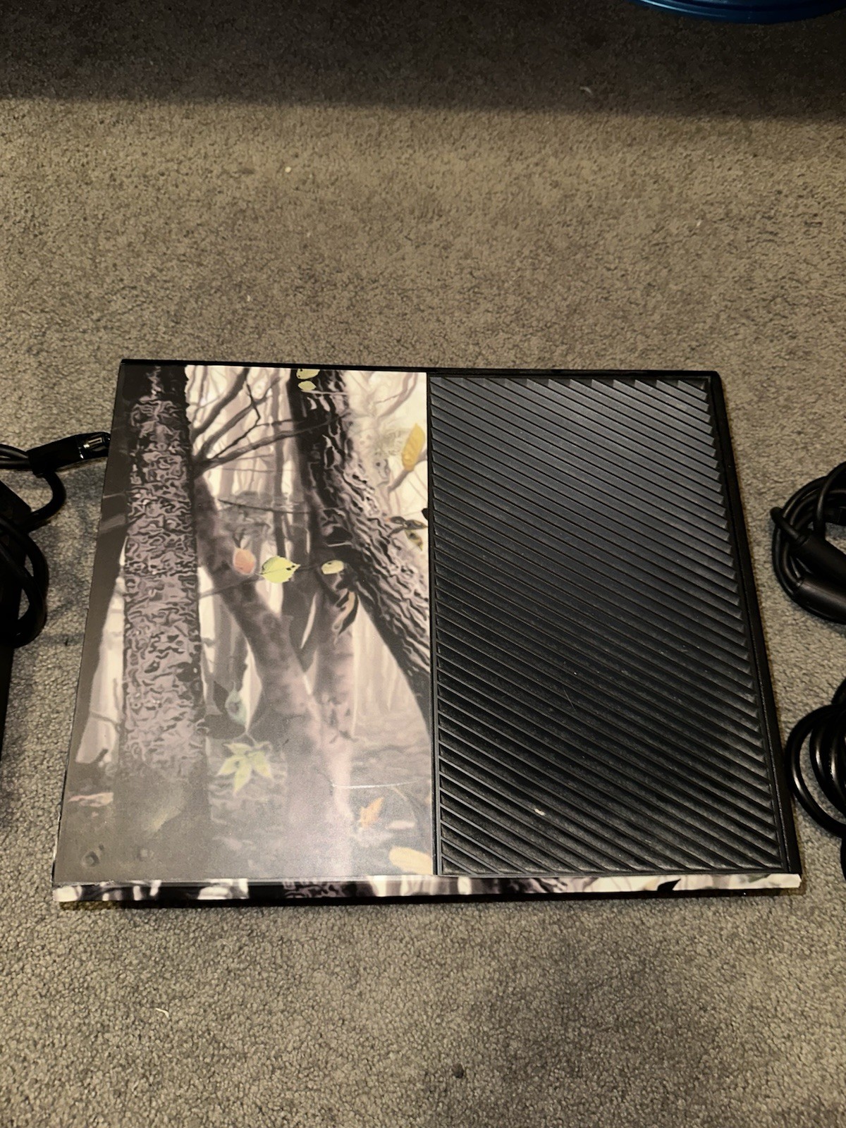Microsoft Xbox One 365 GB Console Black Custom Camo Skin