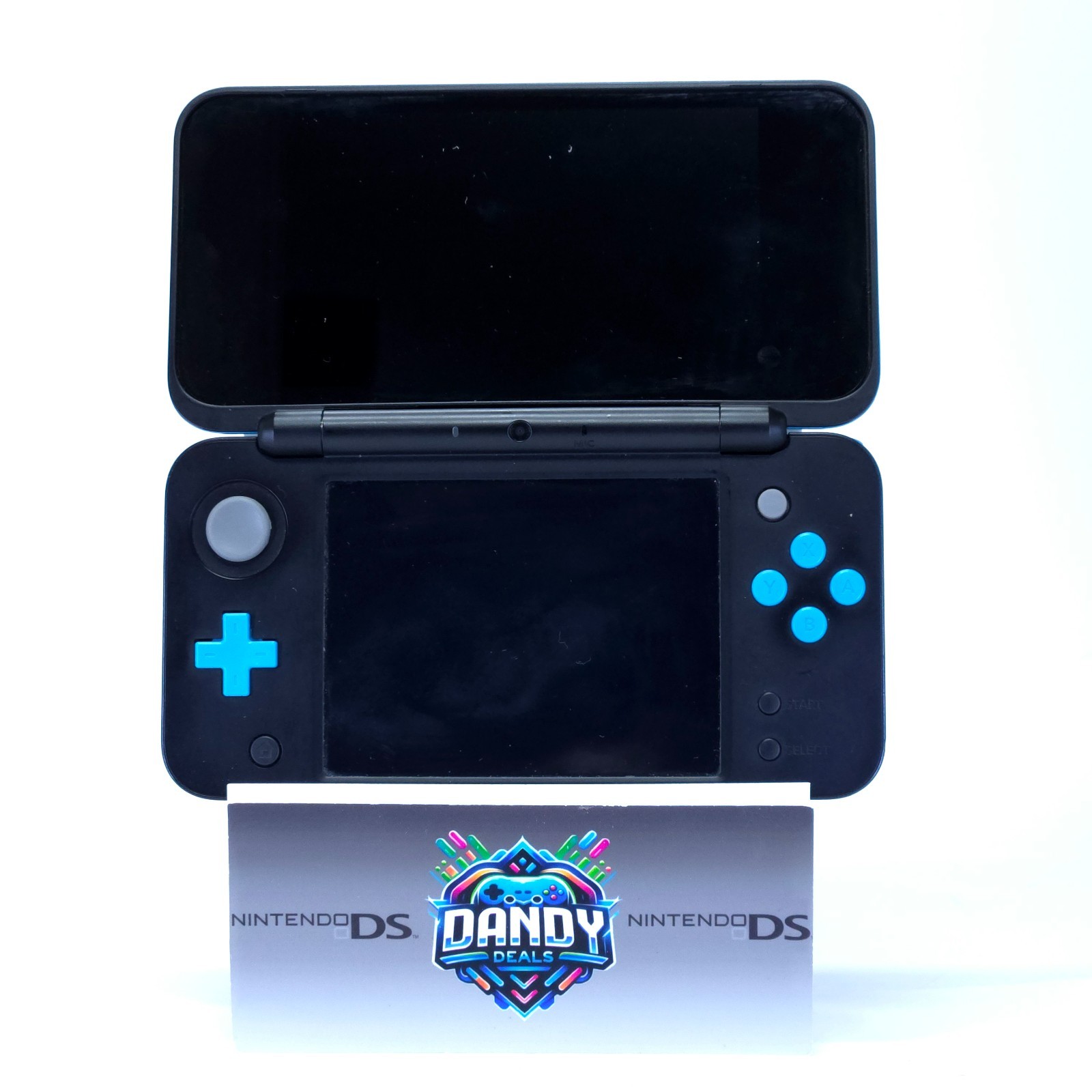2DS LL Console Nintendo System Turquoise Japan Region W/ 4Gb Sd + Charger