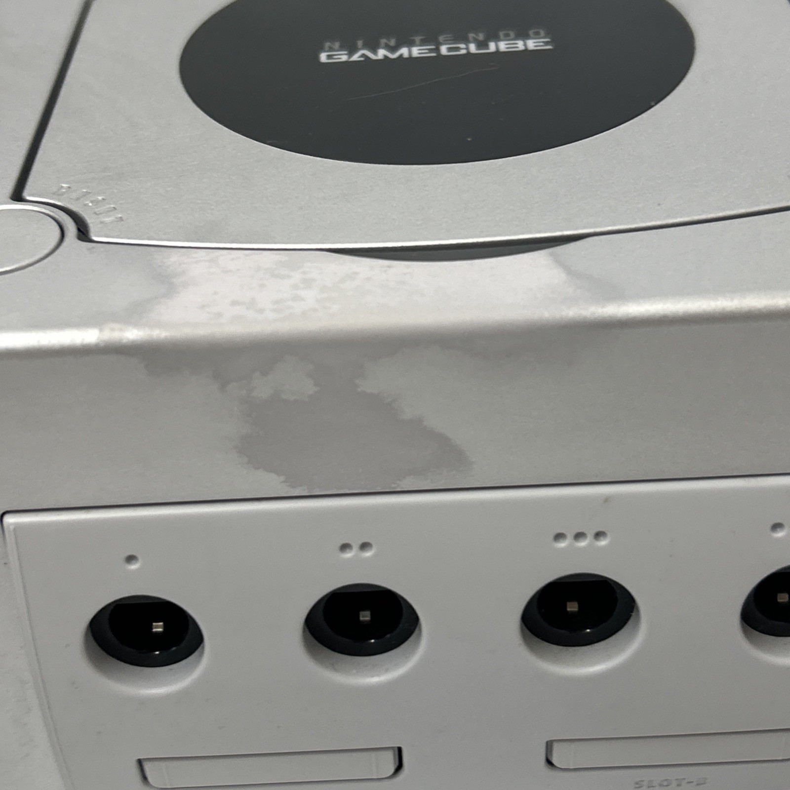 Nintendo GameCube Platinum Console Bundle DOL-101 – 2 Controllers Tested & Card