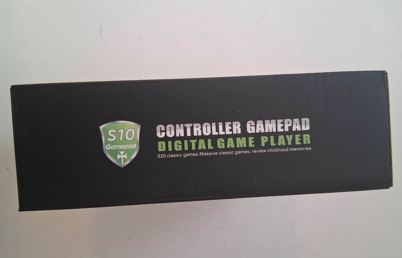 S10 Handheld Gamepad Controller Video Game Player, Black, 520 Built-In Games