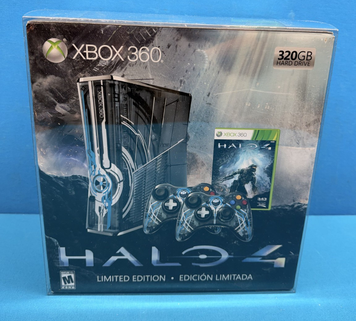 Xbox 360 320GB Halo 4 Bundle – Console Headset Controllers & Game