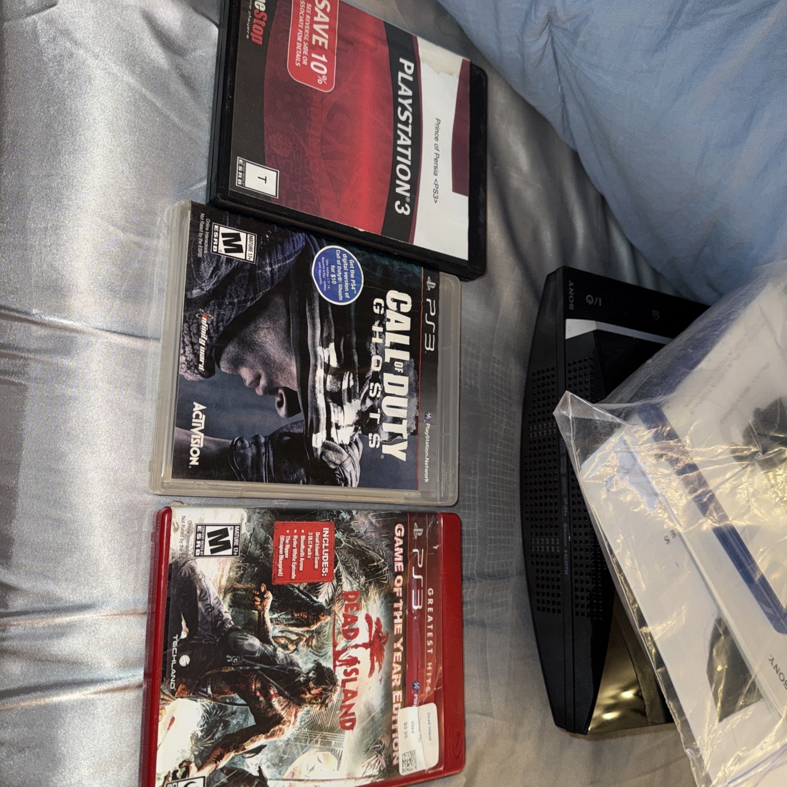PlayStation 3 Fat Console Model CECHK01 80GB Games Controllers Manuals & Remote
