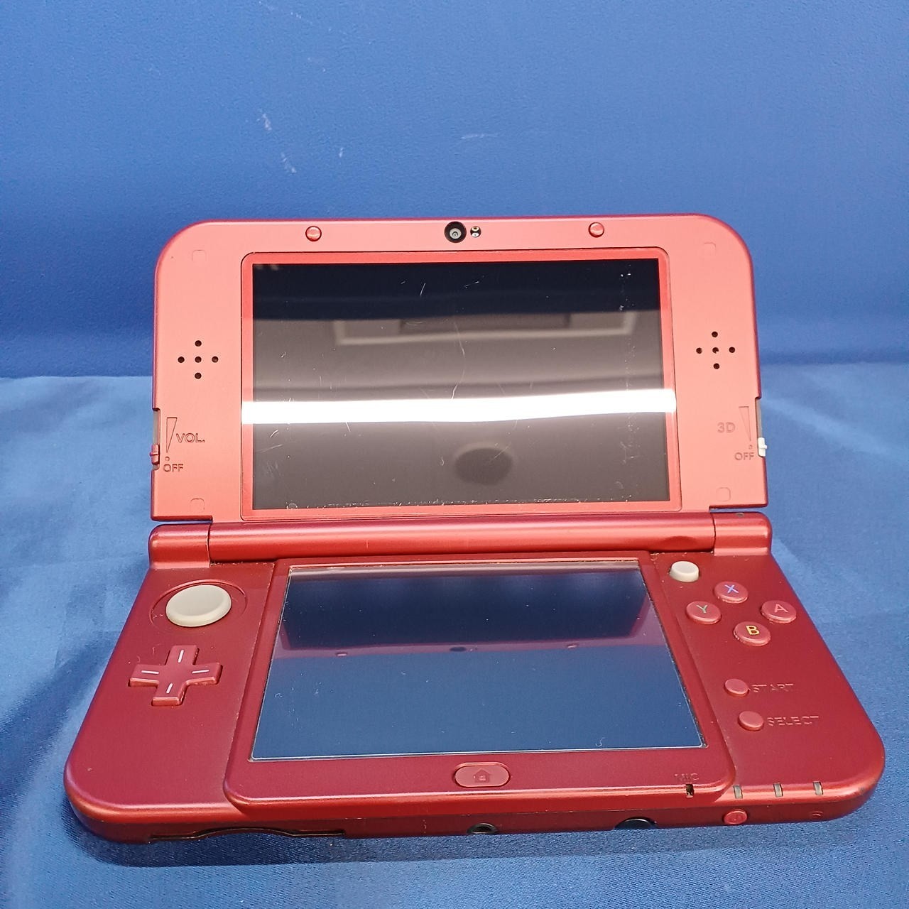 New Nintendo 3DS XL (LL) RED-001 Portable Console Tested A3412
