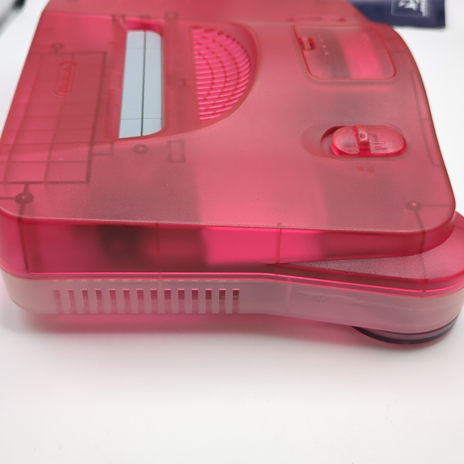 Nintendo 64 N64 Clear Red/Watermelon Style Console/Controller Tested from Japan
