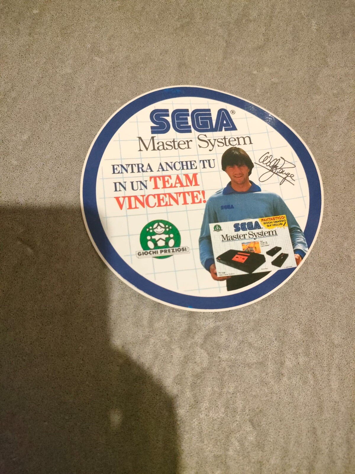 Sega Master System Special Edition Italy 90 with Matching Cartridge!!!