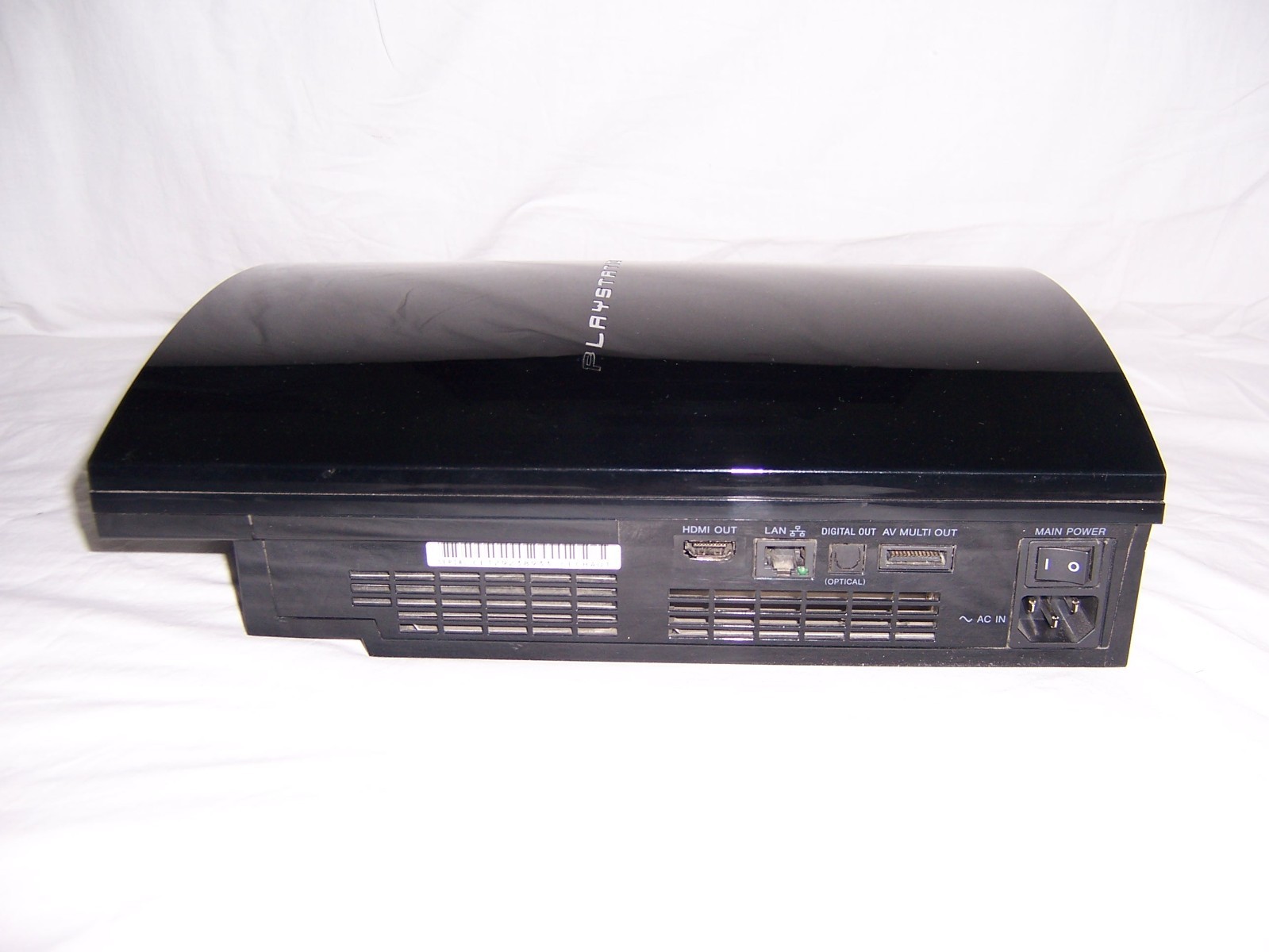 Playstation 3 Fat CECHA01 PS3 Backwards Compatible Console & AC Cord ONLY TESTED