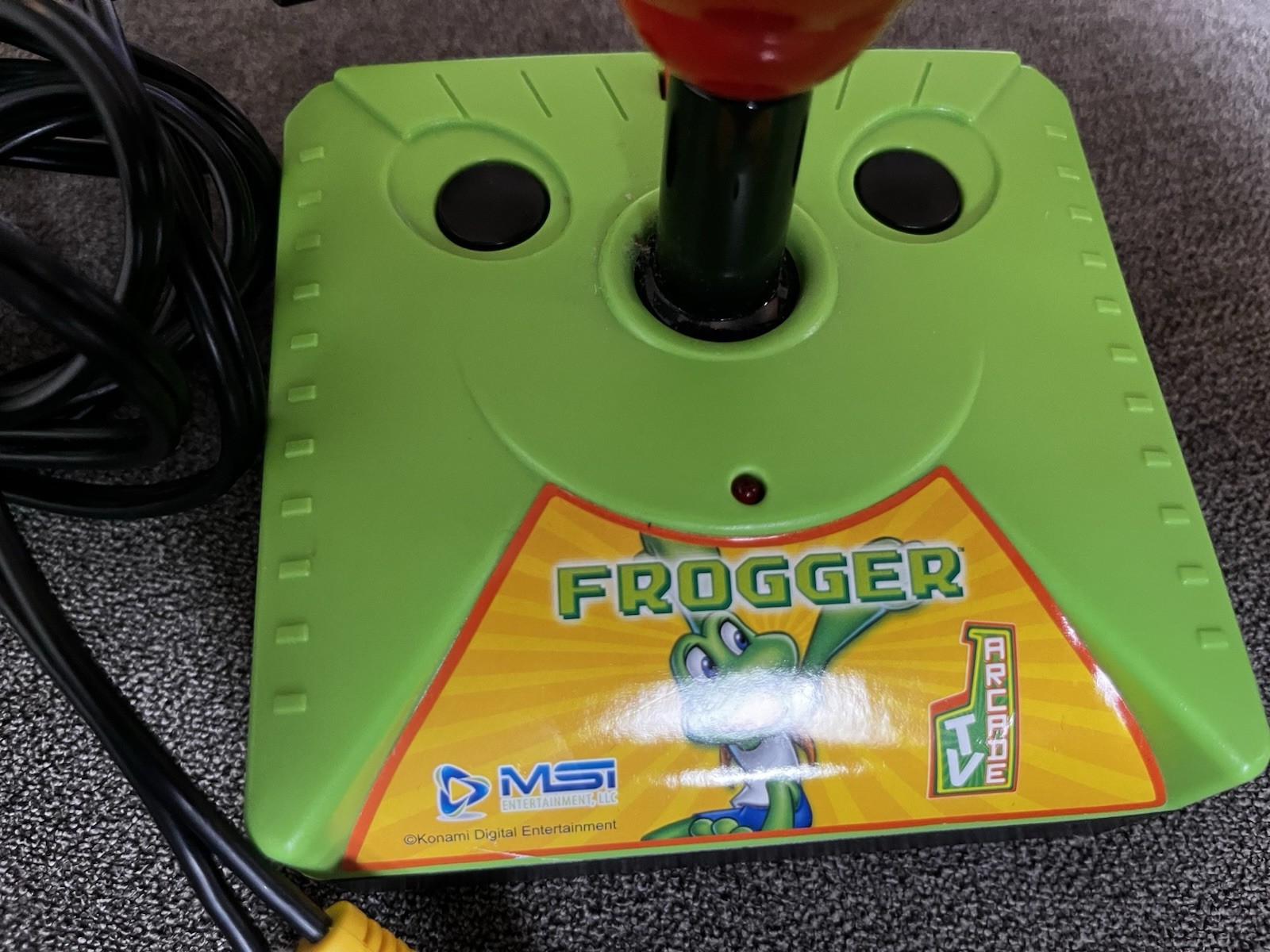 Konami Frogger Plug & Play TV Game Joystick Tested Working Retro Arcade RCA
