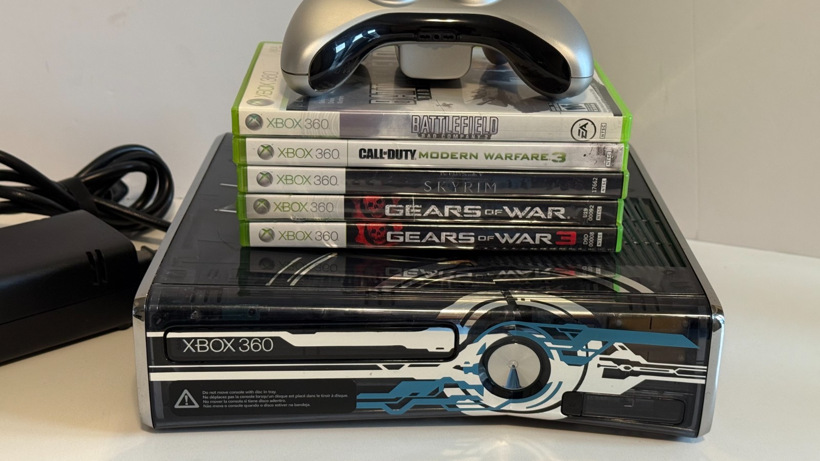 Microsoft Xbox 360 Console Halo 4 Limited Edition Console 320GB – Tested Working