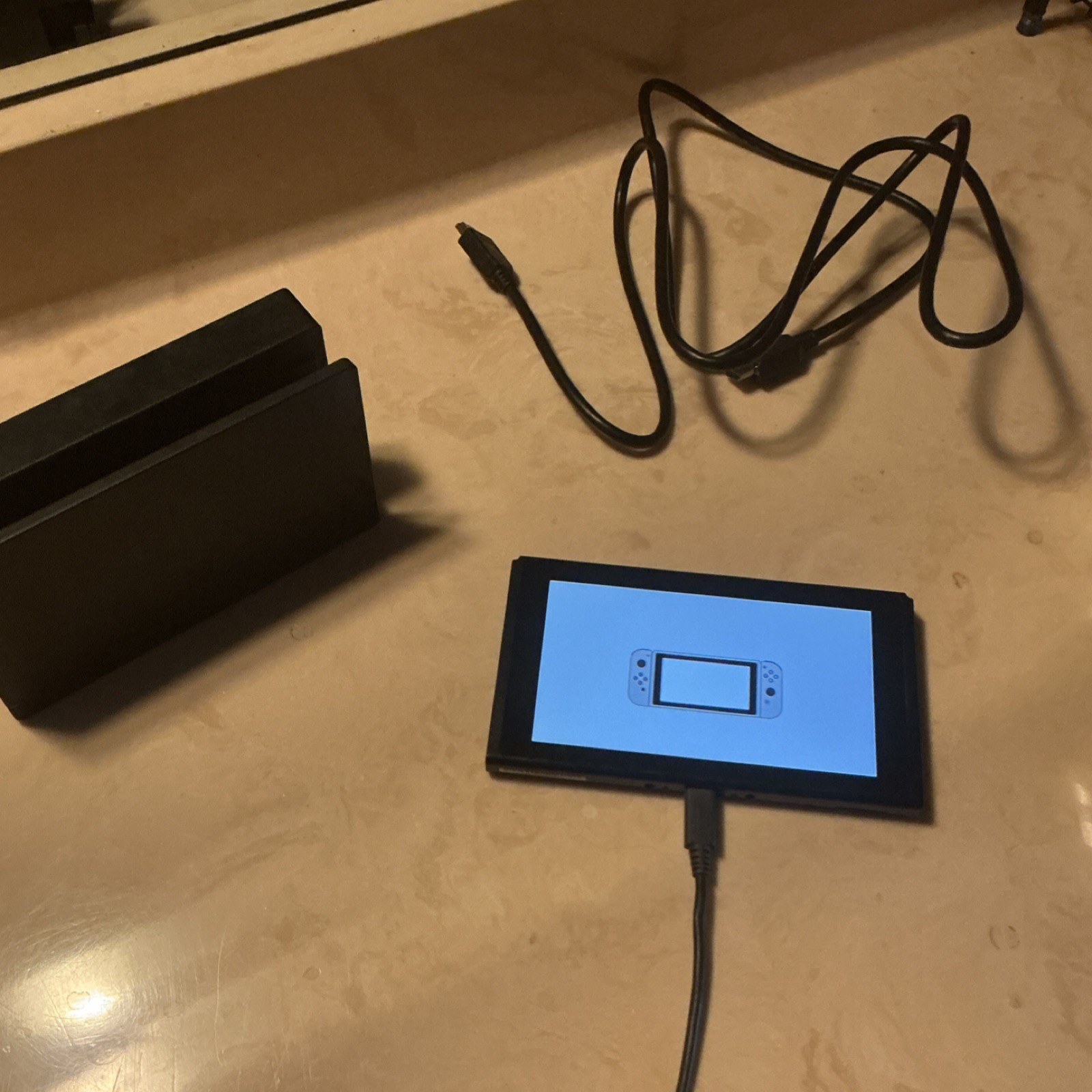 Nintendo Switch Black Console no Joy It has a high speed HDMI cable