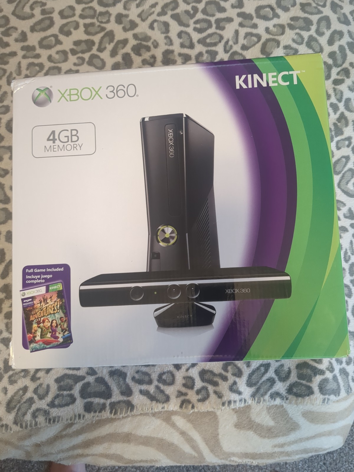 Microsoft Xbox 360 S Gaming Console and Kinect – Black Brand New Sealed Rare