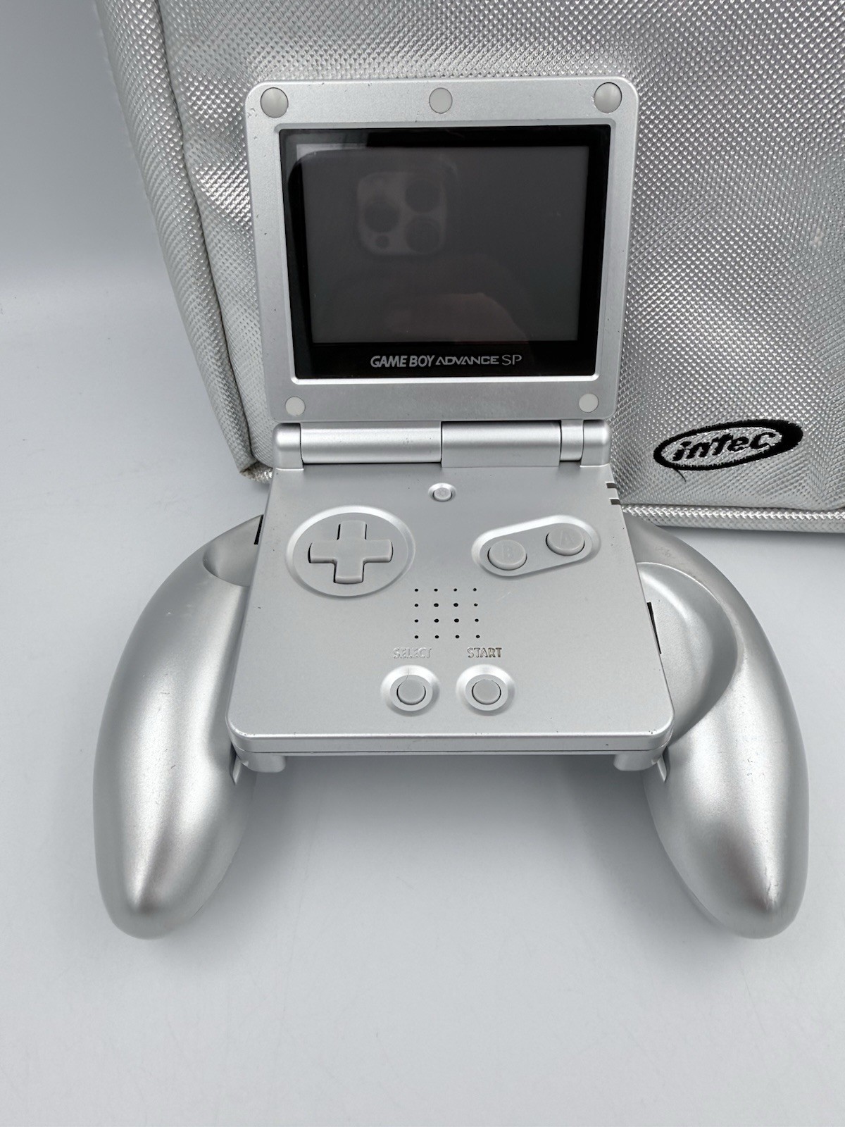 NICE 2002 Nintendo Gameboy Advance SP Silver AGS-001 w/7 Games and Accessories!
