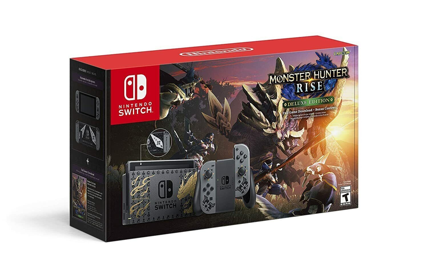 Nintendo Switch Monster Hunter Rise Deluxe Edition System