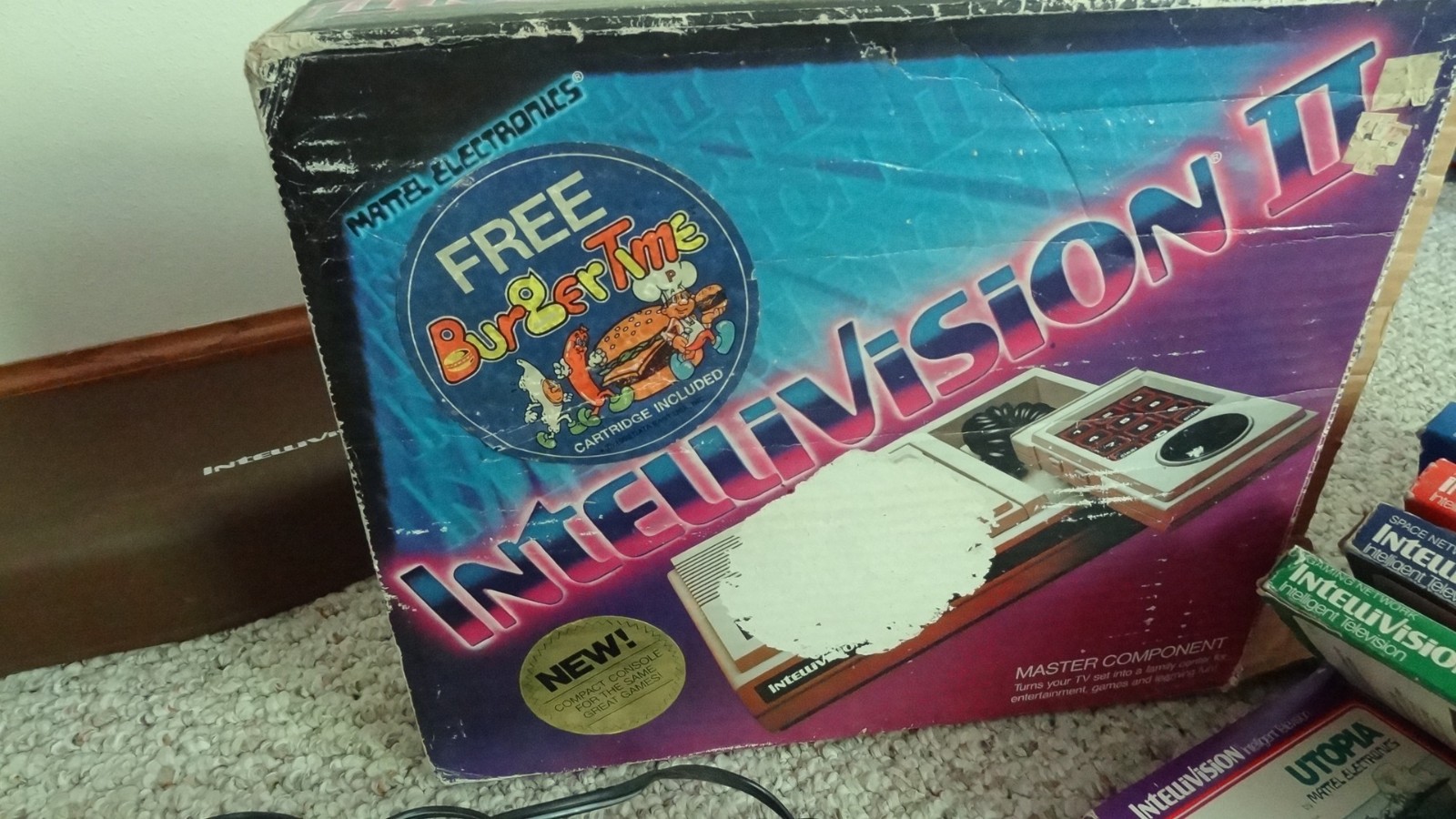 INTELLIVISION 2 5872 Console NoRf, Power, 22 Gms Console Does Not Work
