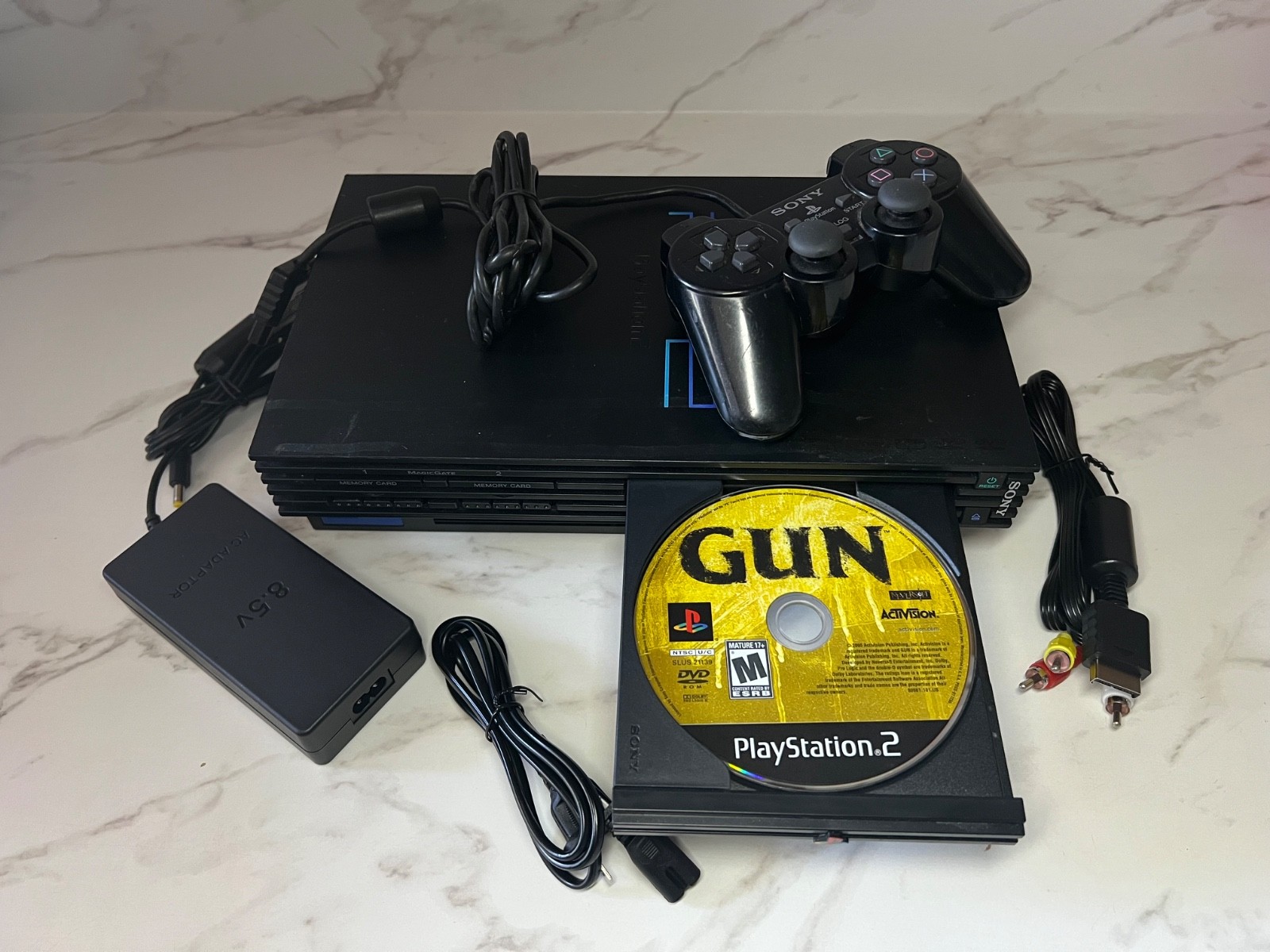 Sony PlayStation 2 Fat Home Console – Black