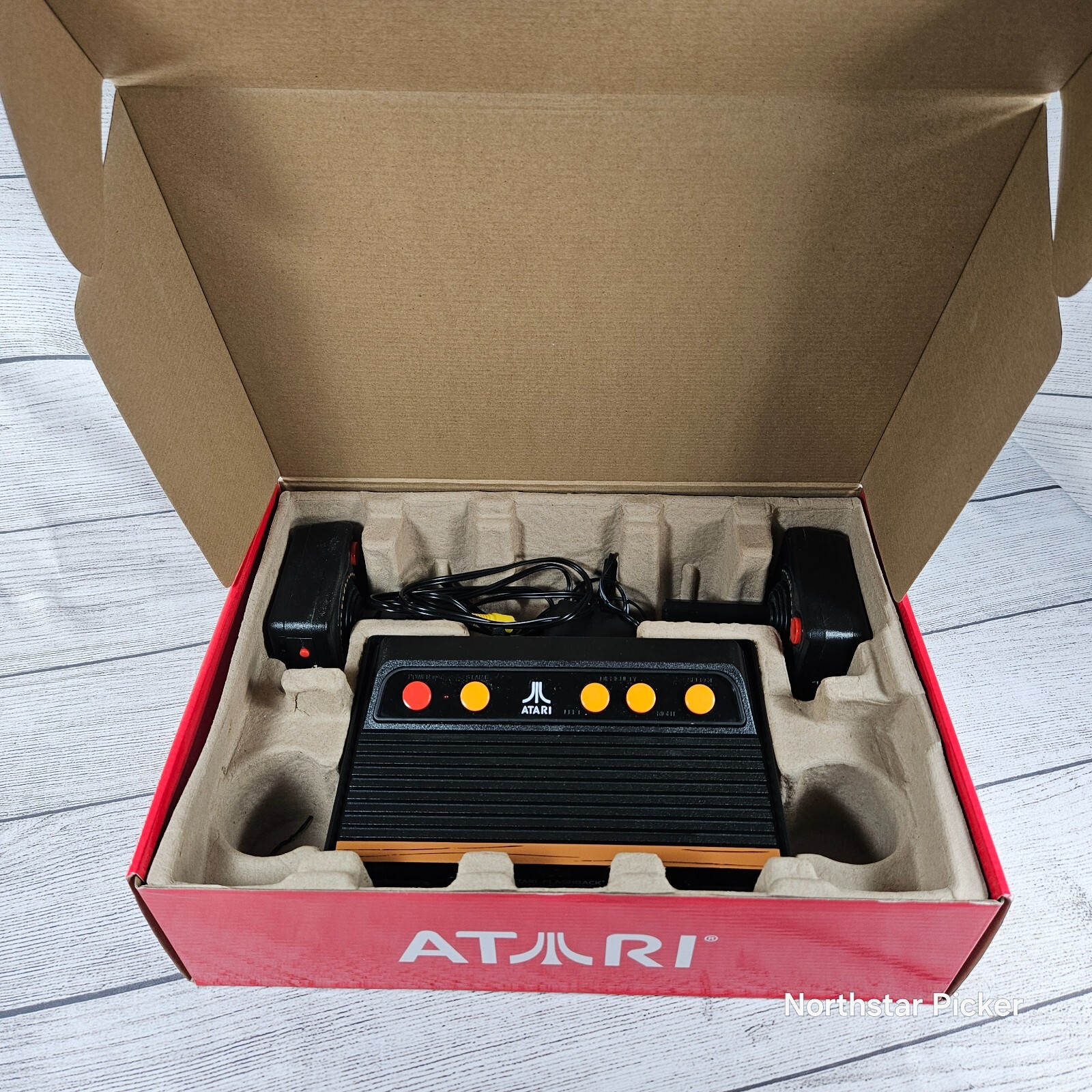 Atari Flashback 6 Classic Game Console (Tested/Works) w/ 2 Wireless Controllers
