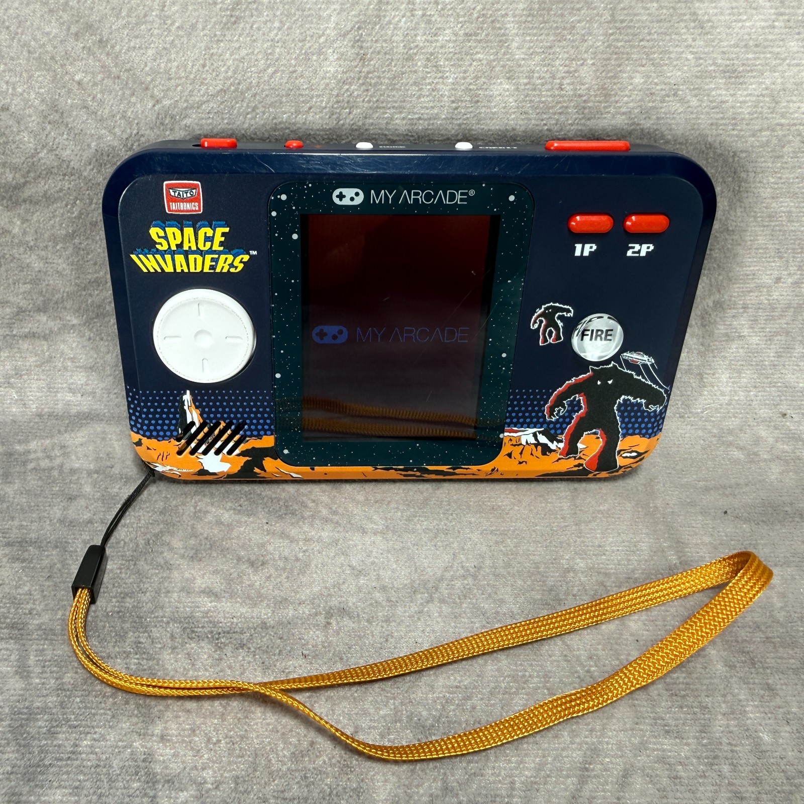 MY ARCADE Space Invaders Pocket Player Pro Handheld Game Tested Working