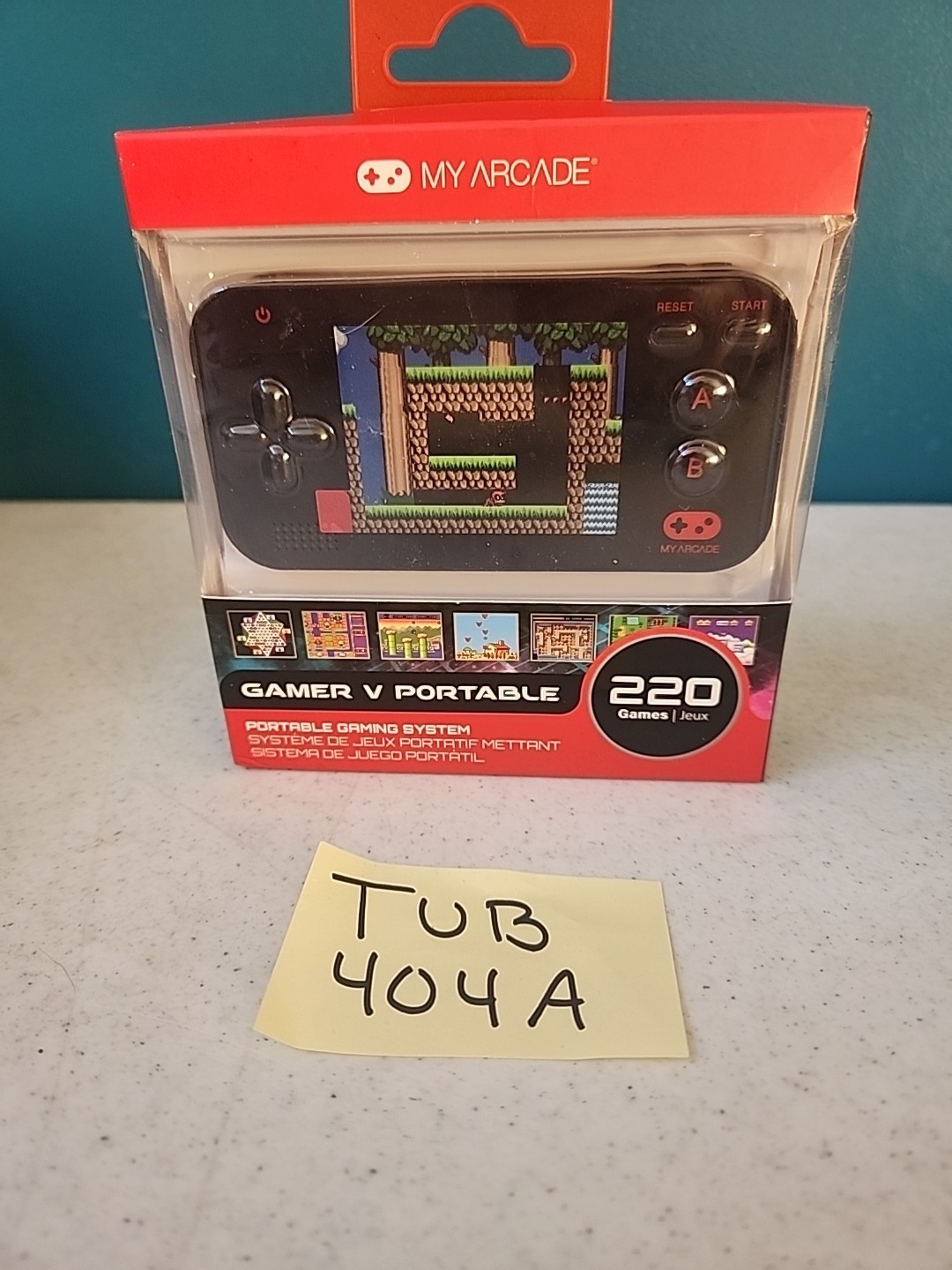My Arcade – Gamer V Portable 220 Games – Portable Gaming System – *New in Box*