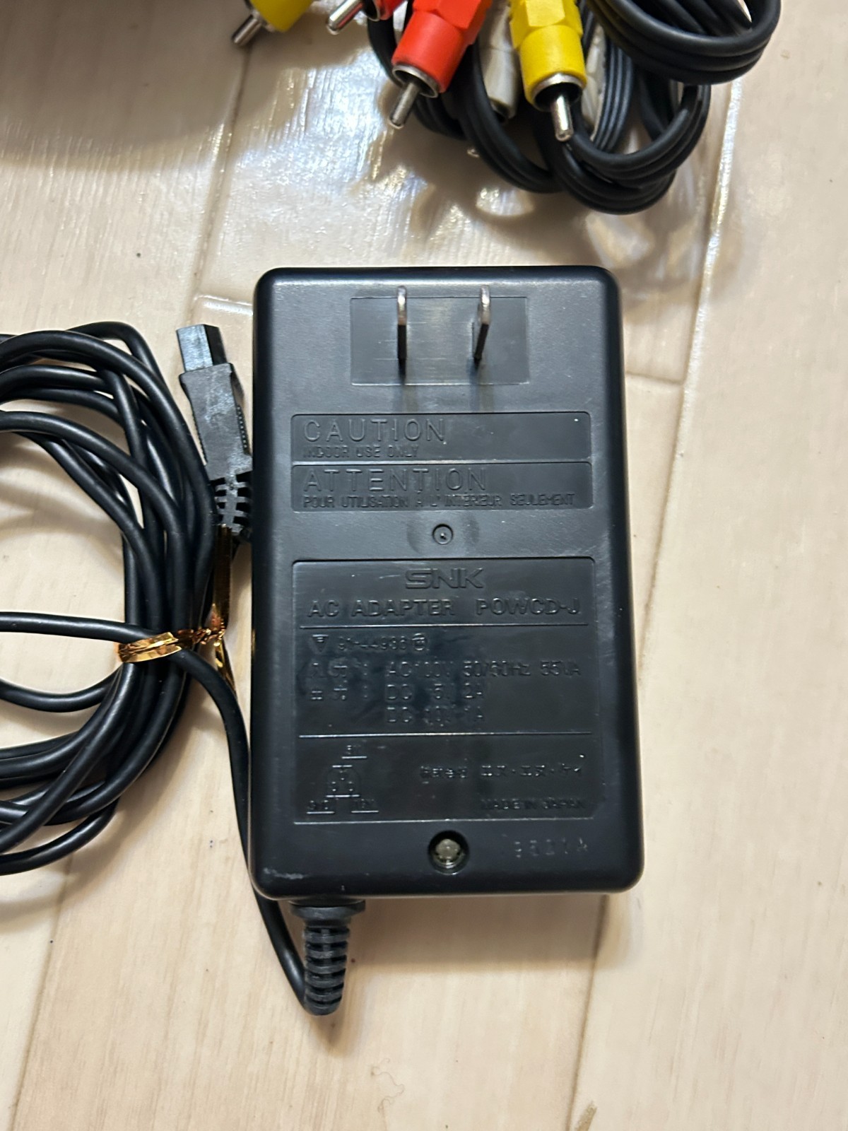 SNK Neo Geo CD Top Loader Console CD-T01 Japan Tested Working + Controllers NTSC