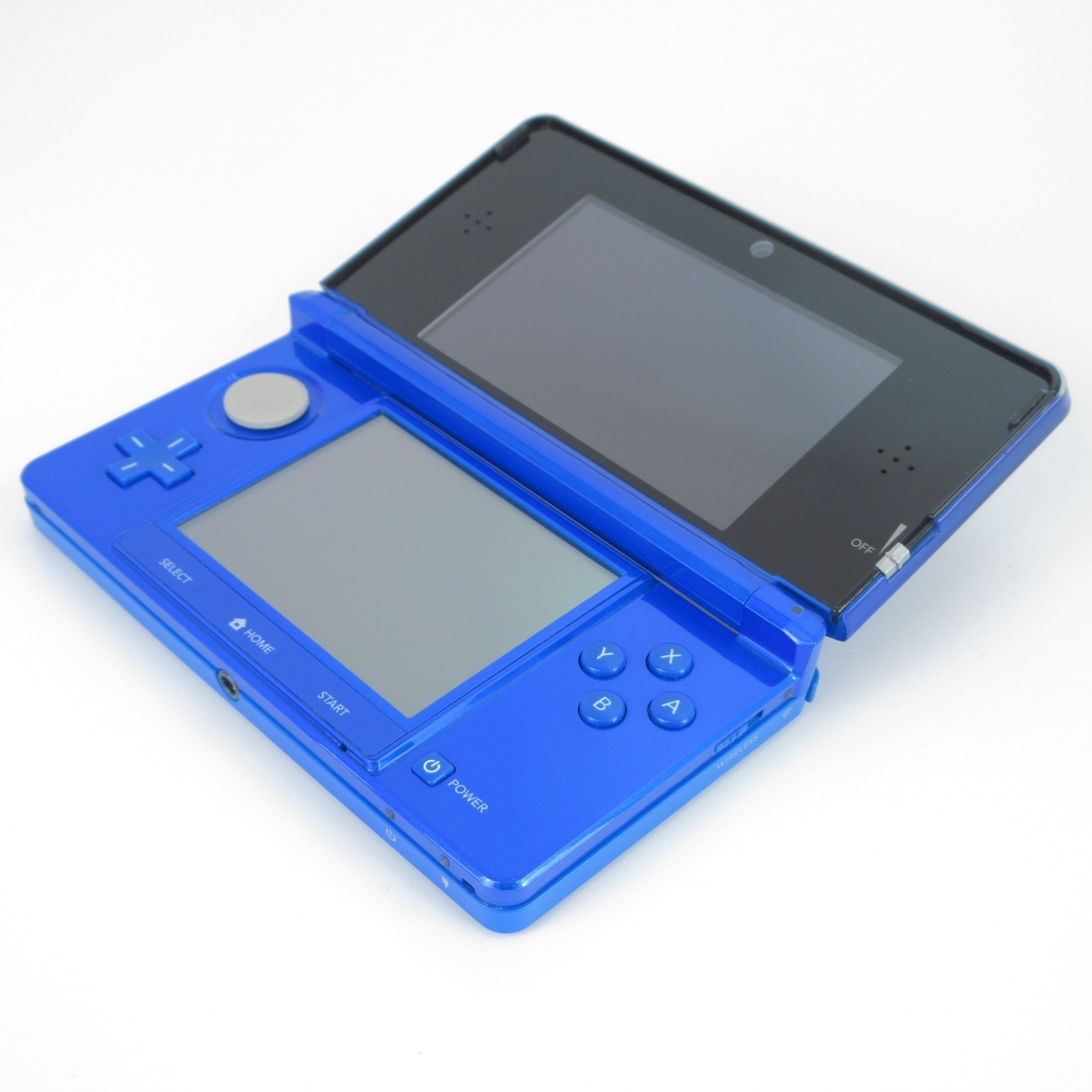 【Excellent】Nintendo 3DS Cobalt Blue Console Box Charger Japanese Edition #Arr090