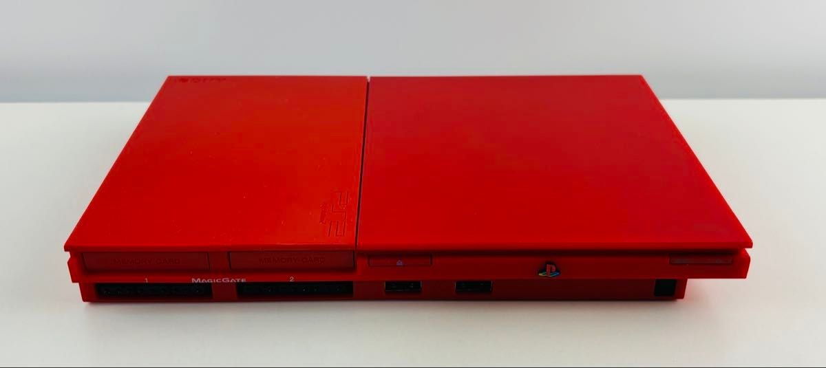 Excellent condition PS2 Cinnabar Red console SCPH 90000CR Limited Edition RED.