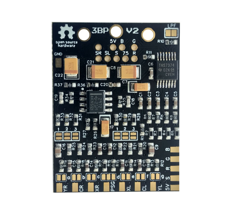 Sega Mega Drive/Genesis Model 1 + 2 Triple Bypass V2 Amp DIY Mod Kit MD1 MD2