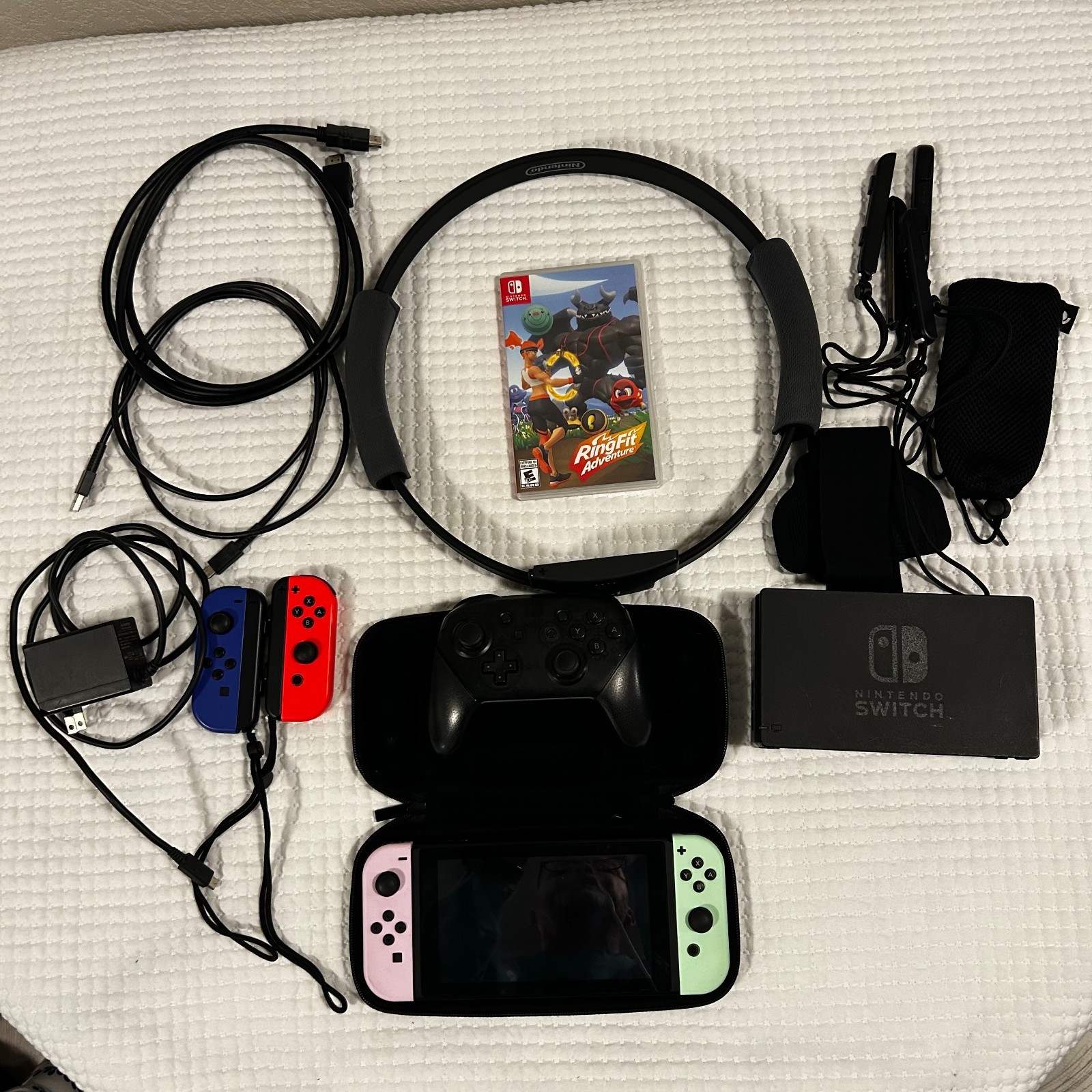 Nintendo Switch 1 Bungle w/ Accessories and Games – See Description