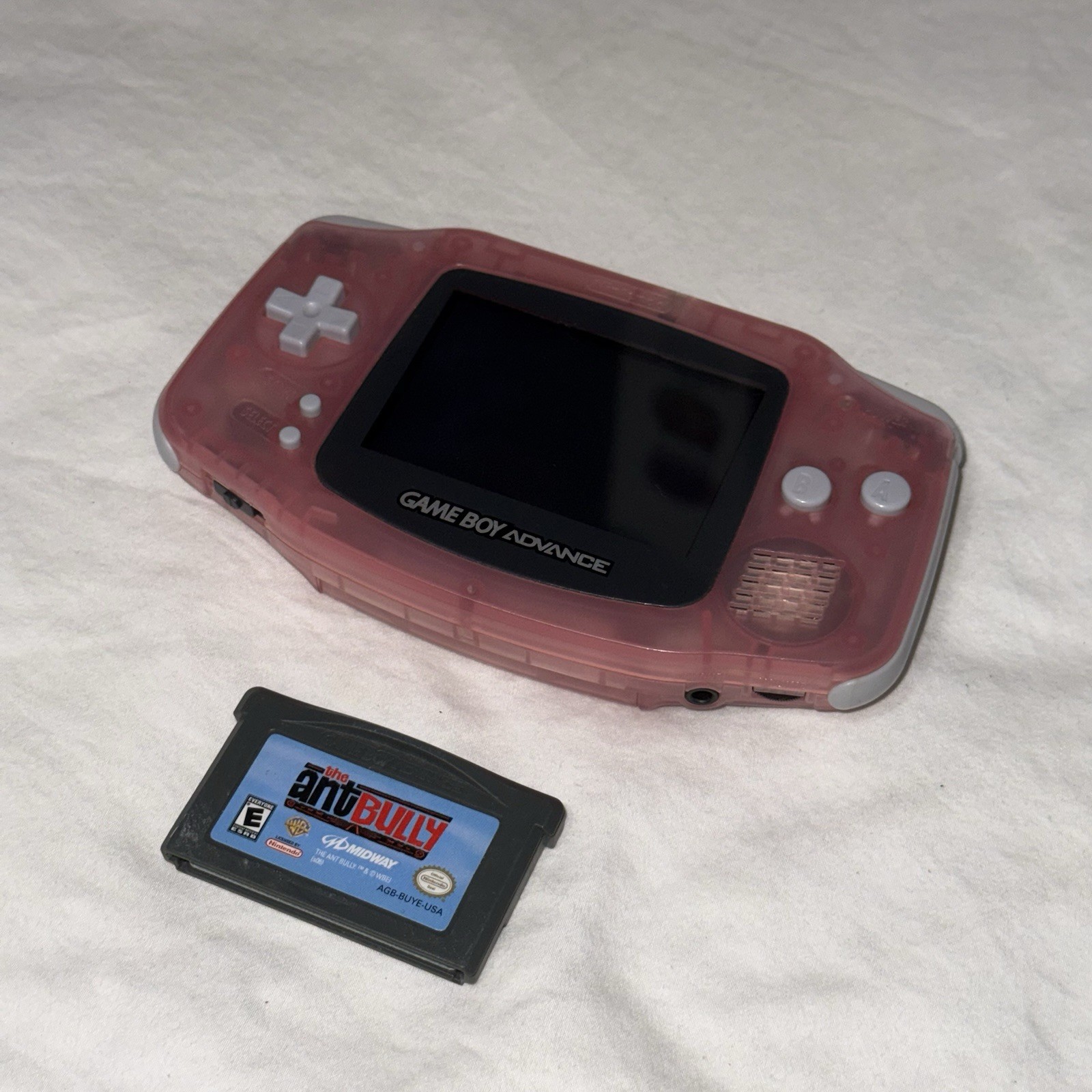 Nintendo Game Boy Advance Handheld System – Fuchsia Pink- Tested Works/ Read Des
