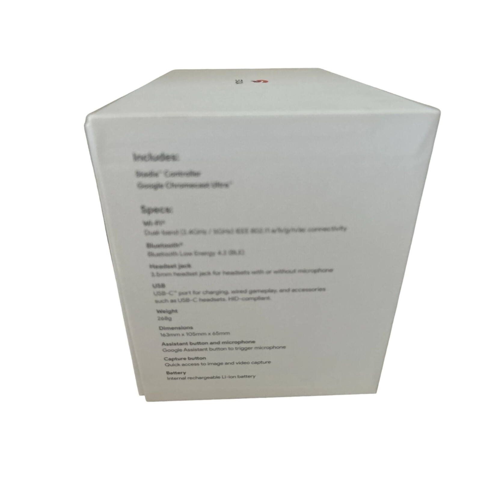 Stadia Premiere Edition (controller + Google chromecast Ultra) White