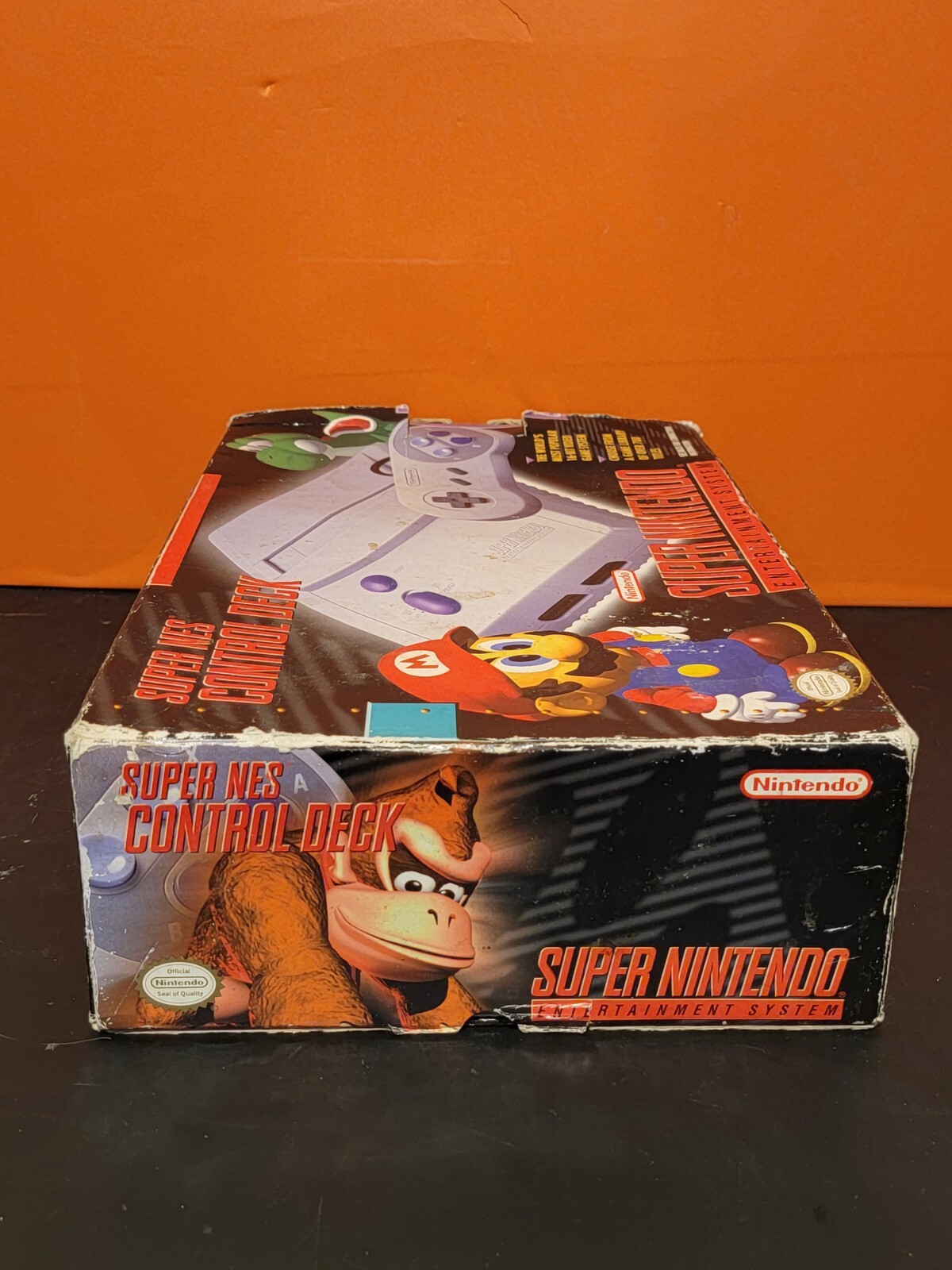 Super Nintendo Junior Jr Control Deck Console in Original Box ~ Tested & Working