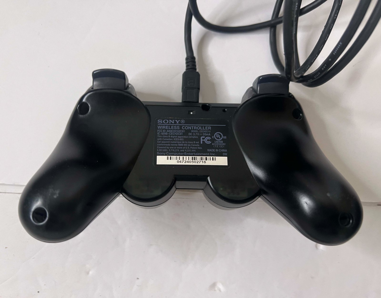Sony PlayStation 3 PS3 Fat Console CECHG01 40 gb Controller Cable tested working