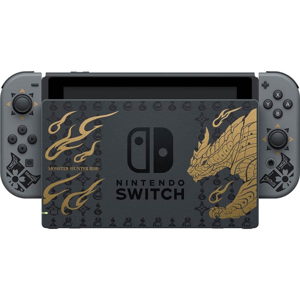 Nintendo Switch Console Monster Hunter Rise Deluxe Edition joy-con Bundle