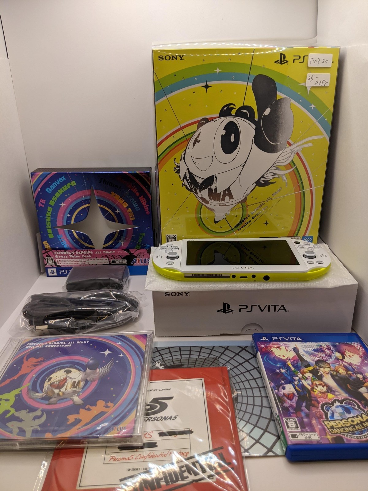 -Mint- PS Vita Persona 4 Dancing All Night Premium Crazy Box US Seller
