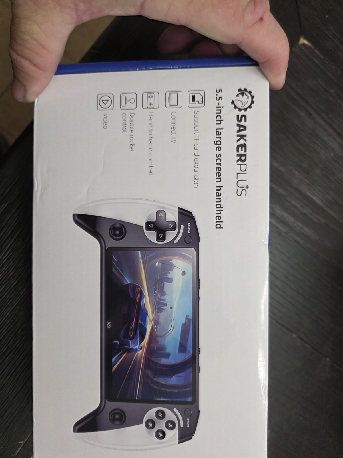 X9 Handheld Game Console 1500mah 5.5 Inch HD Screen Portable Retro Video Game