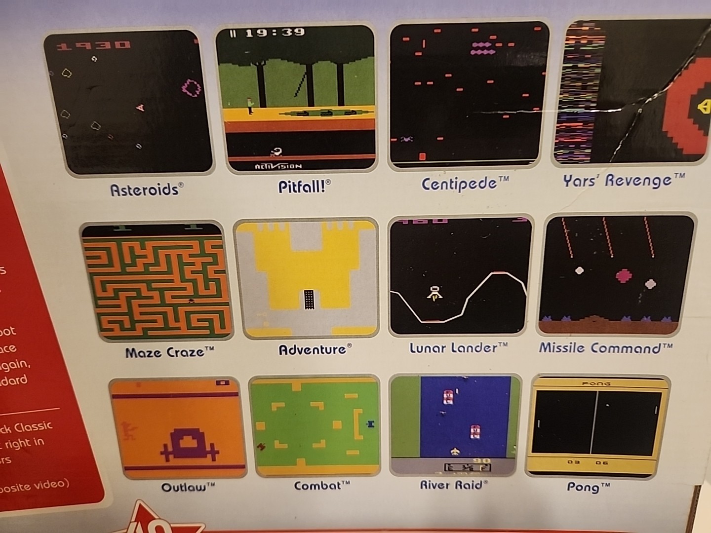 VTG Atari 2600 Flashback 2 Classic Game Console – Preloaded 40 Games – NEW 2005