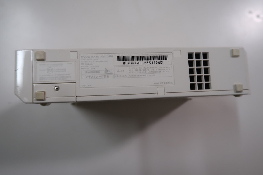 Nintendo Wii　White console SET & My first Wii　NTSC-J　Japanese　tested［A-2］