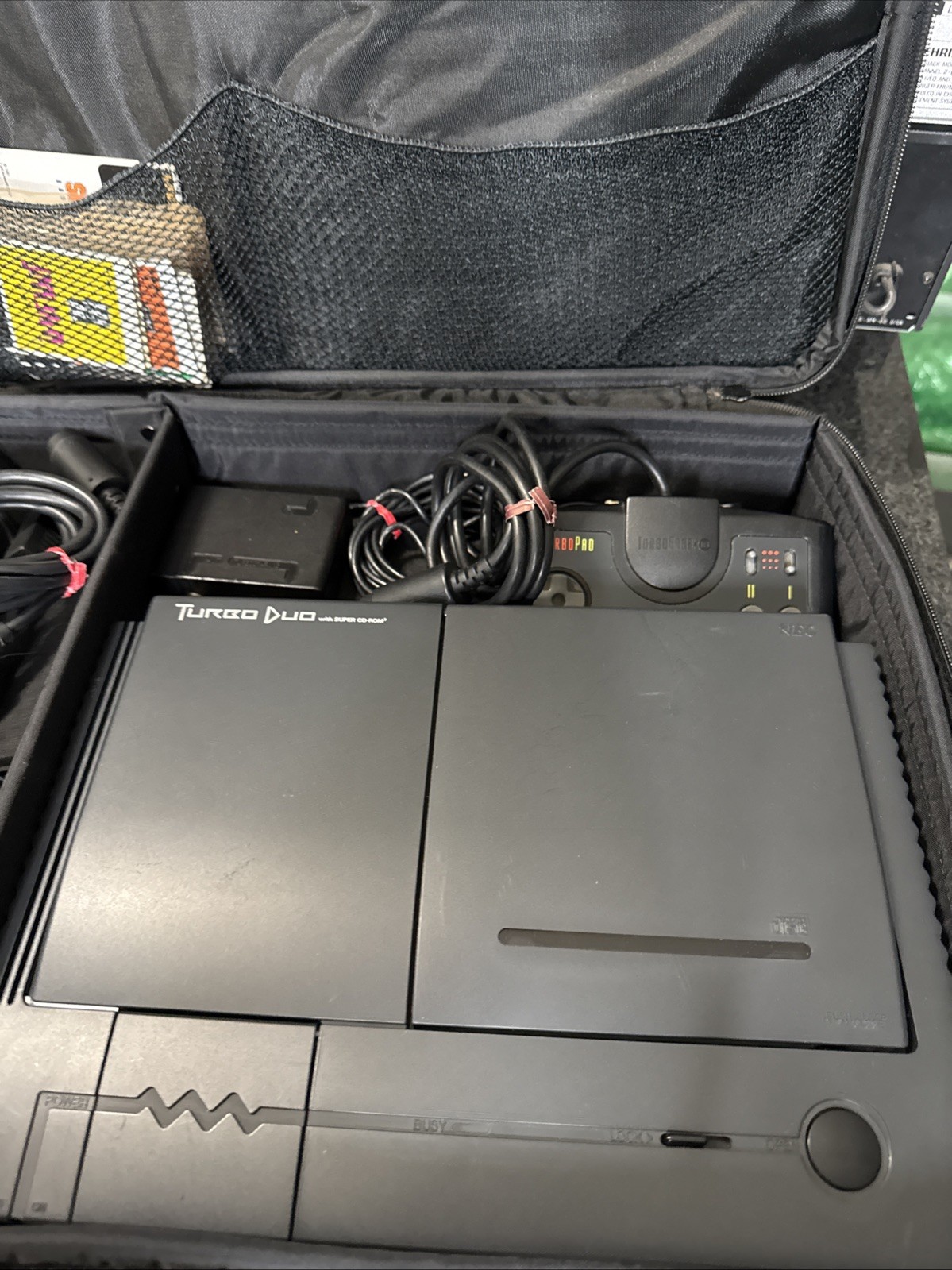 TurboGrafx-CD/TurboDuo Launch Edition Black Console with 15 Games 2 Controllers