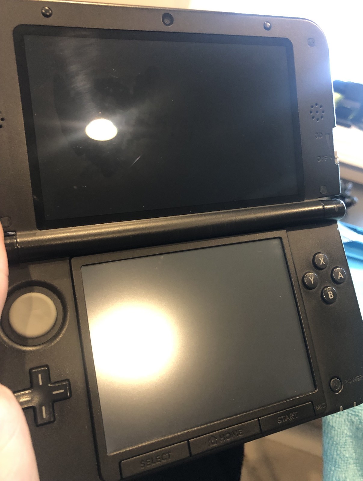 Nintendo 3DS XL Red + Blue SPR-001 Console – w/Charger/Stylus – Fully Tested