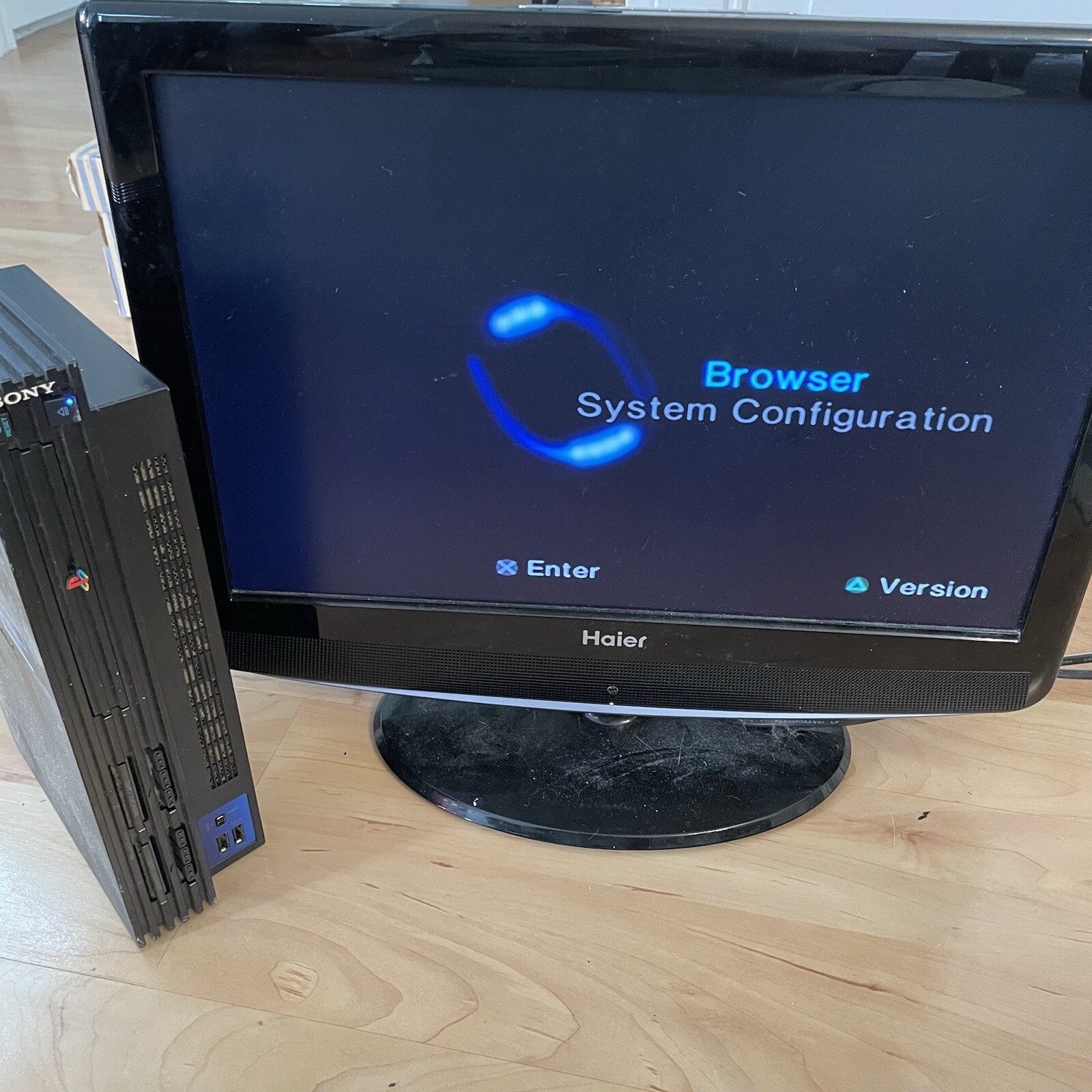 PREOWNED PS2 SONY PLAY STATION 2 CONSOLE AND CABLES TESTED