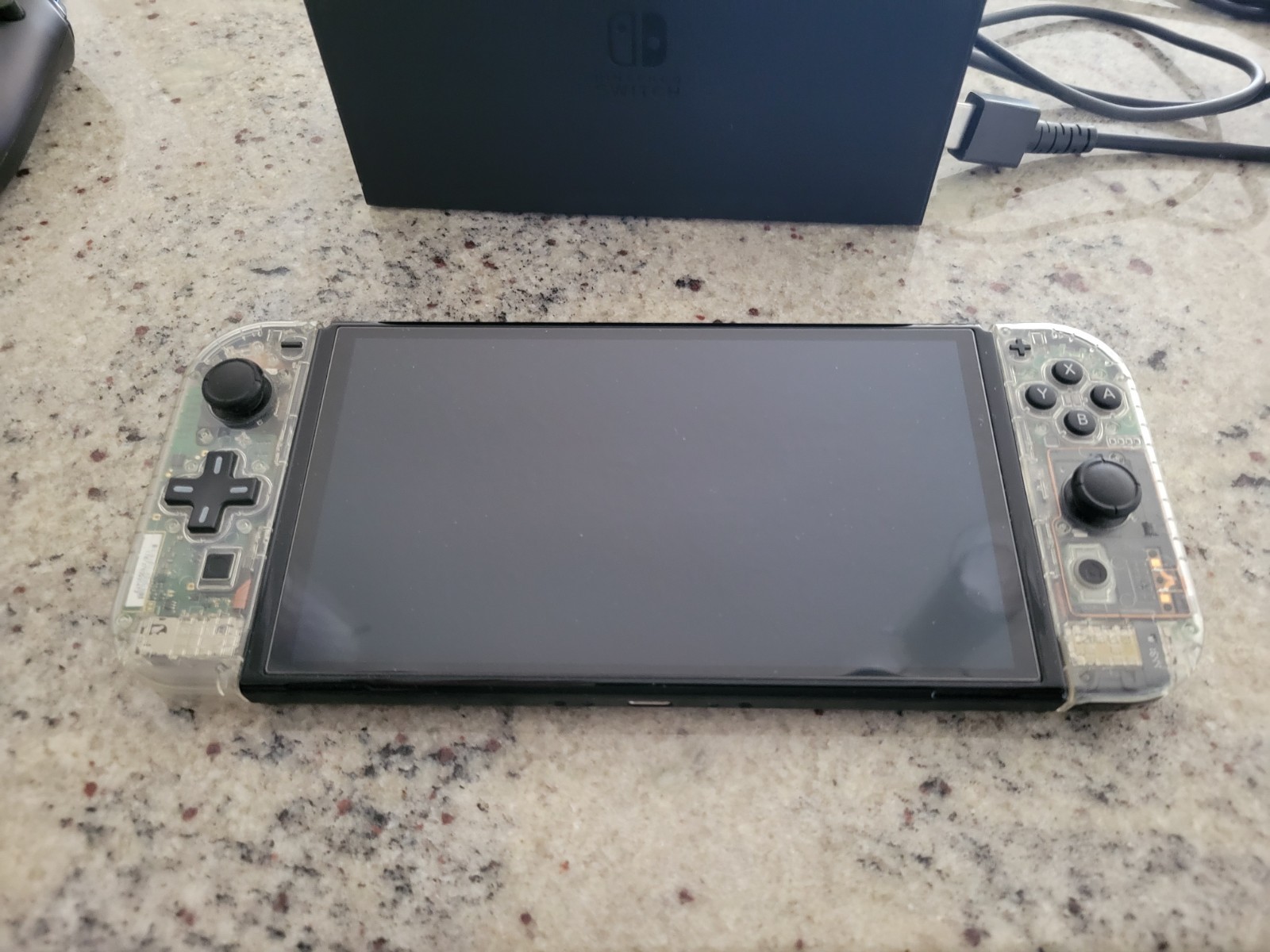 Nintendo Switch OLED Lightly Used + Pro Controller, MicroSD, Custom Joy Cons