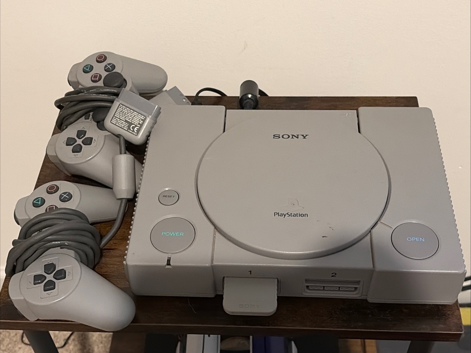 Sony PlayStation PS1 SCPH-1001 Console Bundle Tested AV Power DualShock Original