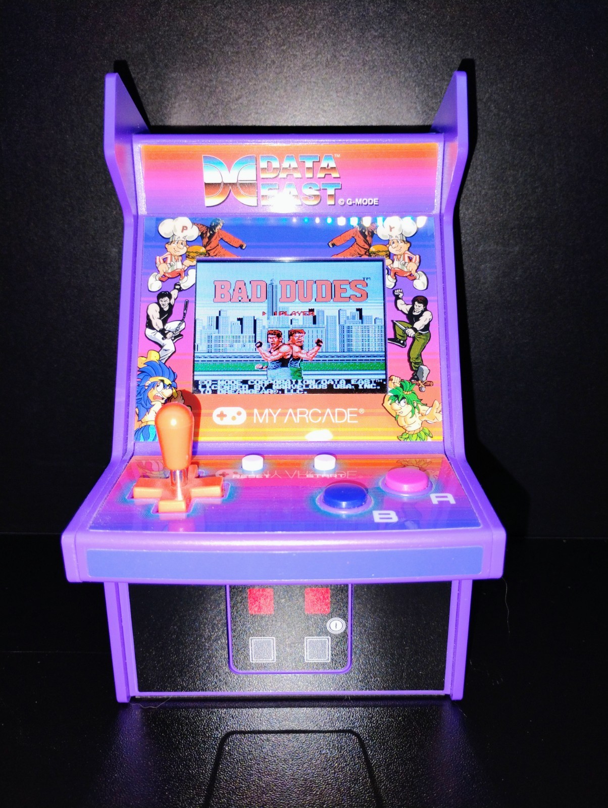 My Arcade Data East Hits Micro Player Portable Retro Mini Arcade + Retro Games