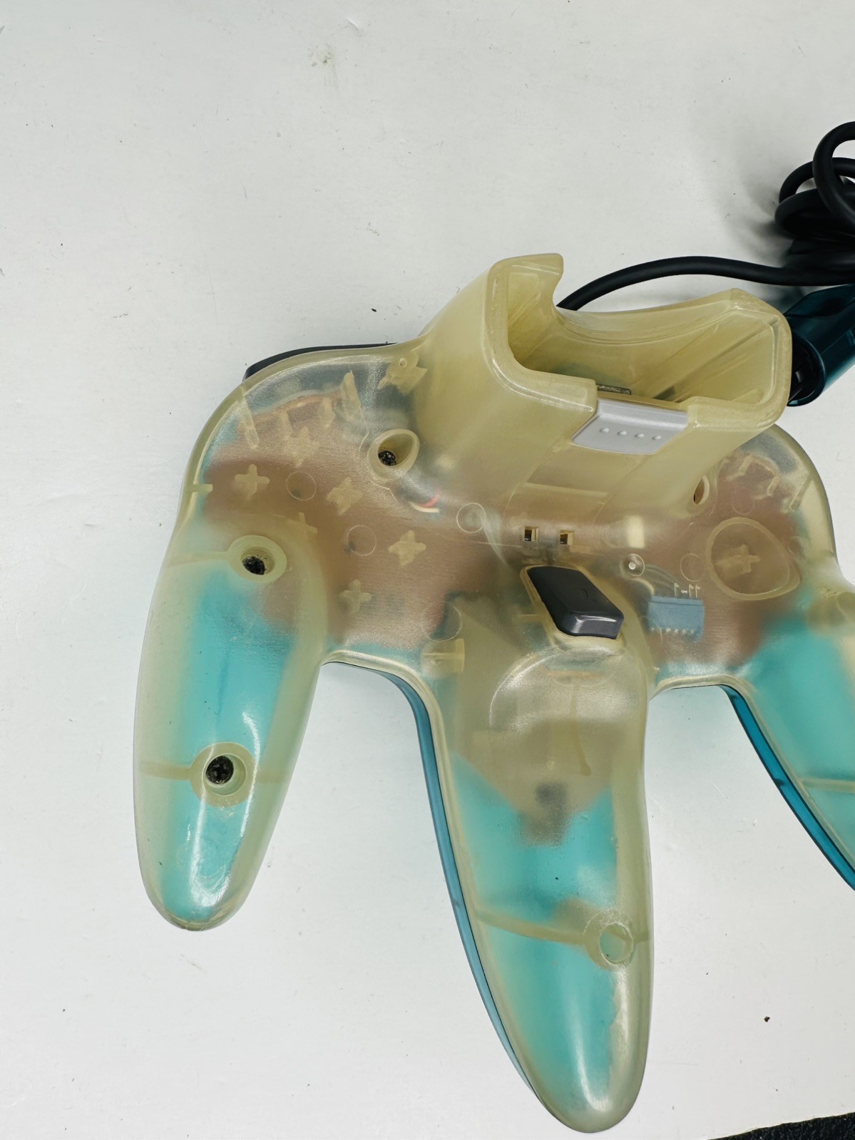Vintage Nintendo 64 Clear Blue Console N64 Original Controller Cables