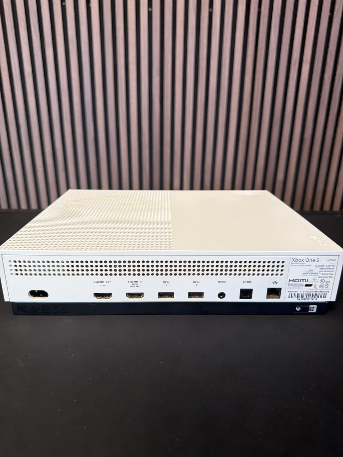 Microsoft Xbox One S Gaming System (Model 1681) 500 GB, Console Only – Tested