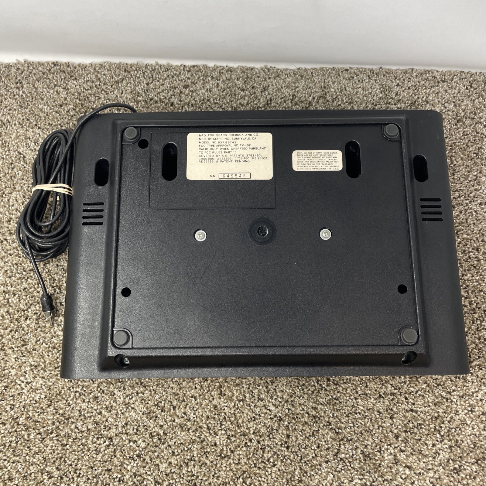 Atari CX2600 Sears Video Arcade ‘Heavy Sixer’ Console Sunnyvale *RARE!!*