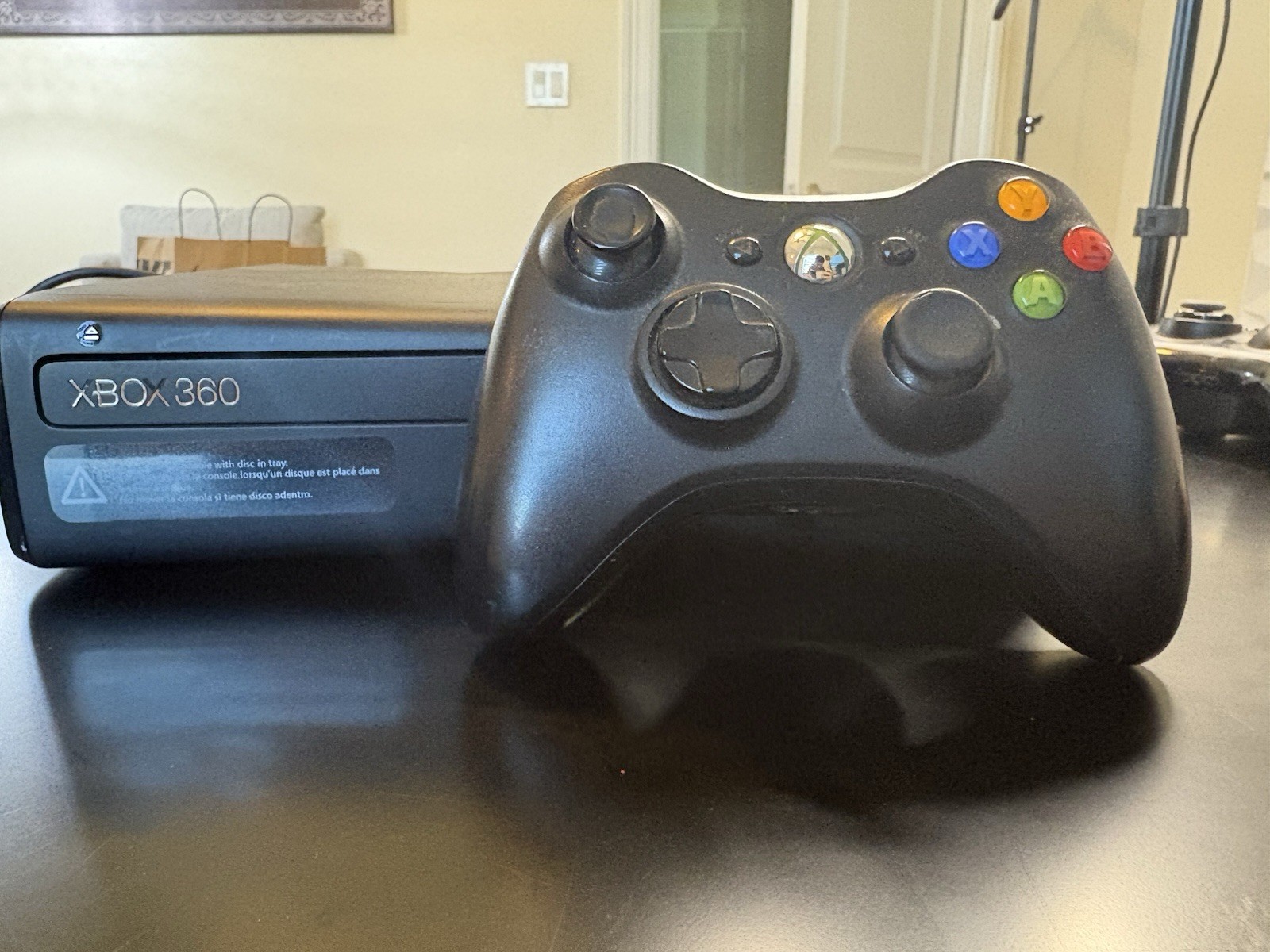Microsoft Xbox 360 4GB Console Black Peggle 2 Bundle Gaming System L9V