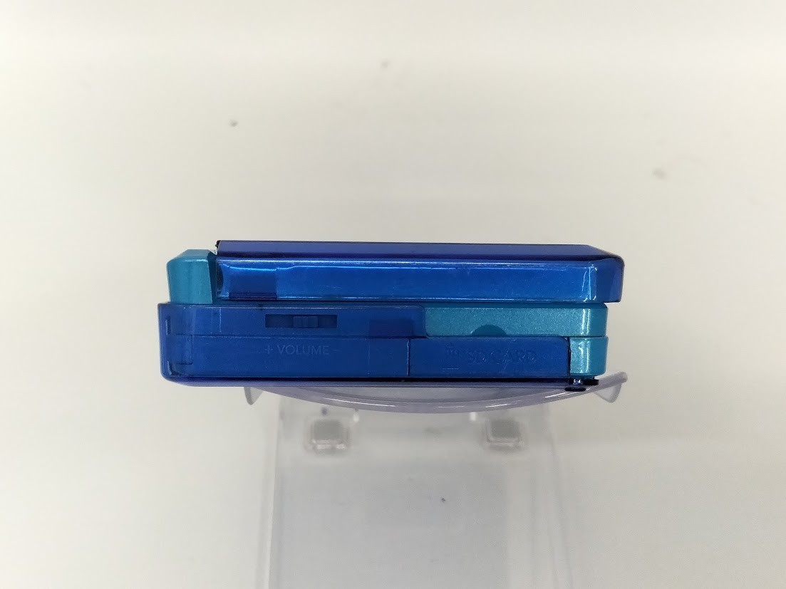B7197 Nintendo 3DS console Light Blue Japan w/box adapter pen stand fx