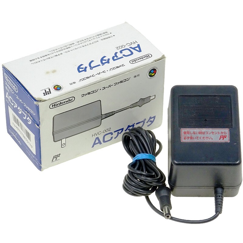 Nintendo Official Super Famicom AC Adapter HVC002 SFC FC Japan Import Work Boxed
